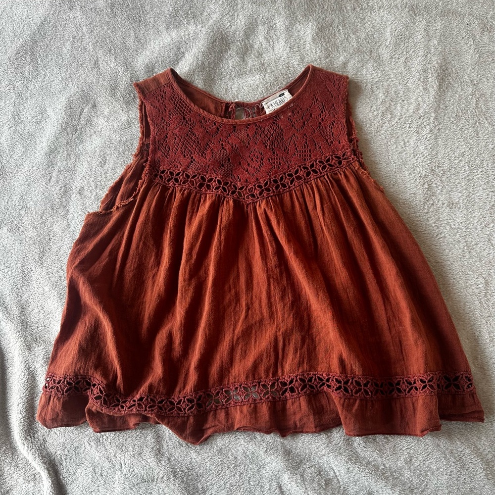 Open back top